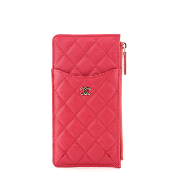 Classic Phone Case Pouch Quilted Caviar