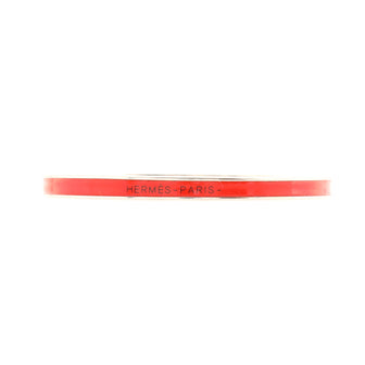 Hermes Uni Bangle Bracelet Enamel Extra Narrow