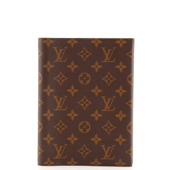 Louis Vuitton Couverture Carnet Agenda Cover Monogram Canvas GM