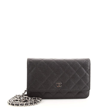 Chanel Wallet on Chain Quilted Caviar