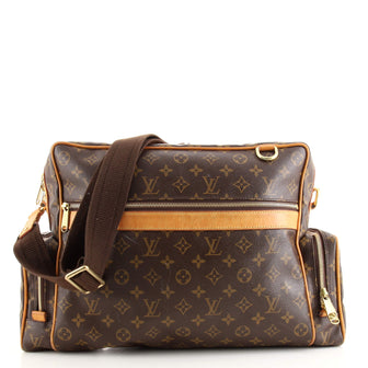 Louis Vuitton Sac Squash Handbag Monogram Canvas