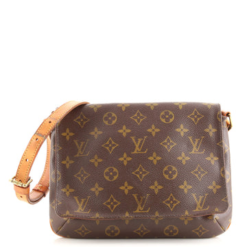 Louis Vuitton Musette Tango Handbag Monogram Canvas