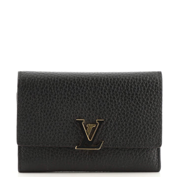 Louis Vuitton Capucines Compact Wallet Leather