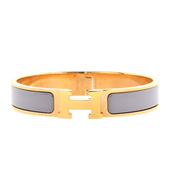 Hermes Clic H Bracelet Enamel Narrow
