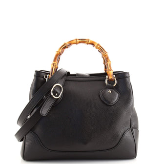 Gucci Diana Bamboo Top Handle Tote Leather Small