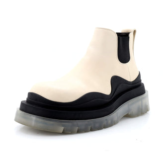 Bottega Veneta Women's The Tire Ankle Boots Leather and Rubber