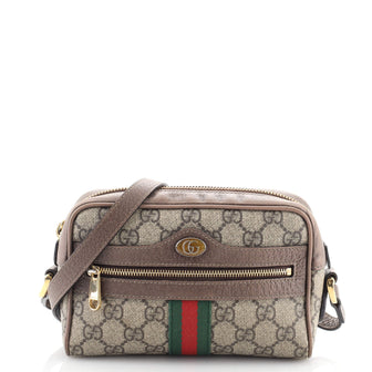 Gucci Ophidia Shoulder Bag GG Coated Canvas Mini