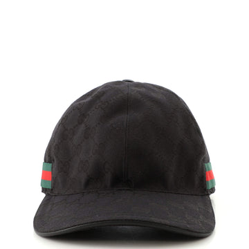 Gucci Web Baseball Cap GG Canvas