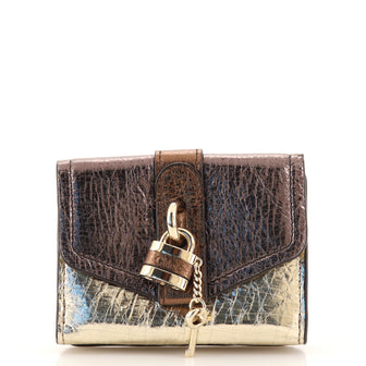Chloe Aby Trifold Wallet Leather Small