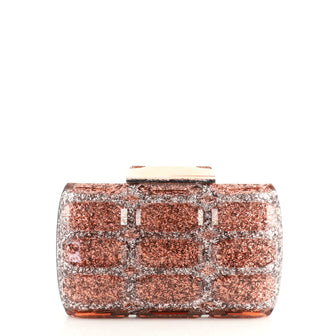 Gucci Aristographic Clutch Glitter Plexiglass Pink 1704552