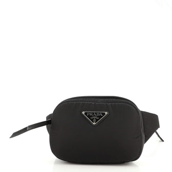 Prada Padded Zip Belt Bag Tessuto