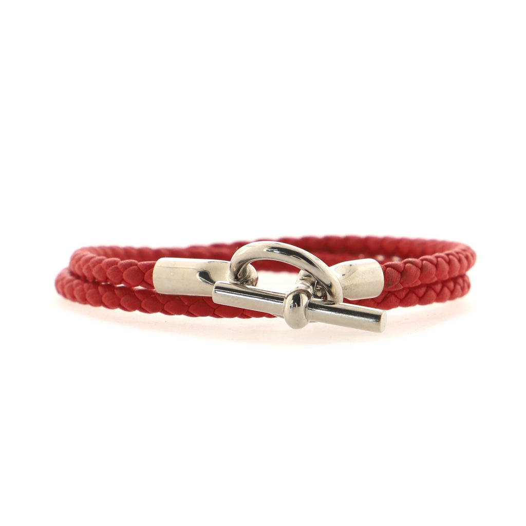 Braided Bracelet Hermes Glenan Bracelet Red Hermes Glenan Bracelet