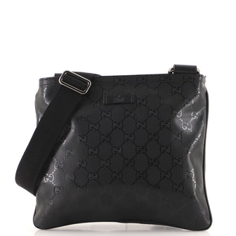 Gucci Zip Top Messenger Bag GG Imprime Small