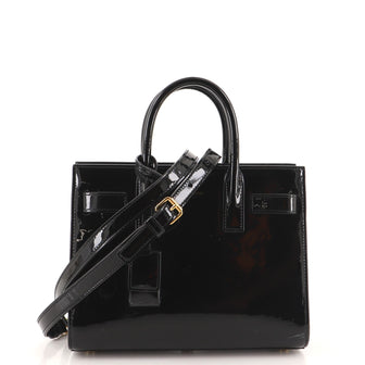 Saint Laurent Sac de Jour NM Bag Patent Nano