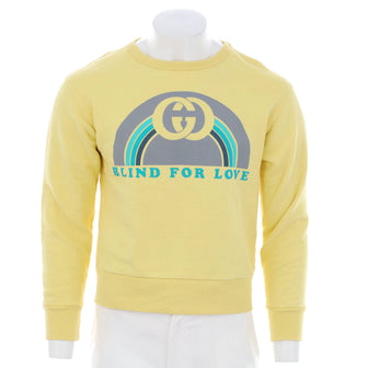 Gucci Men's Logo Crewneck Sweater Cotton