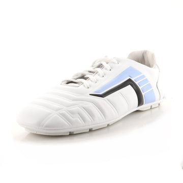 Prada Men's Rev Low-Top Sneakers Printed Leather