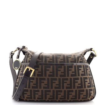 Fendi Chef Crossbody Bag Zucca Canvas Small