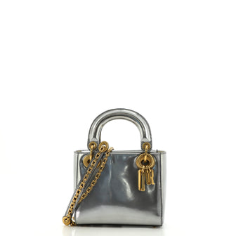 Christian Dior Lady Dior Chain Bag Patent Mini