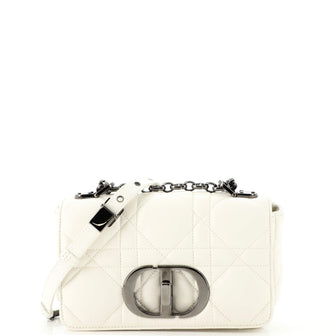 Christian Dior Caro Bag Padded Macrocannage Quilt Calfskin Small