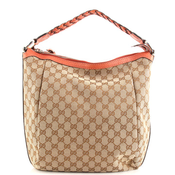 Gucci Bamboo Bar Hobo GG Canvas Medium