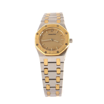 Audemars Piguet Royal Oak Quartz Watch Stainless Steel and Yellow Gold 25