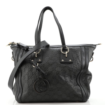 Gucci Charm Tote Guccissima Leather Large