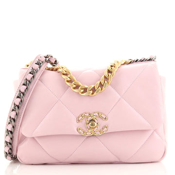 Chanel 19 Flap Bag Quilted Lambskin Medium