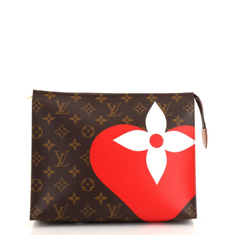 Louis Vuitton Toiletry Pouch Limited Edition Game On Monogram Canvas 26