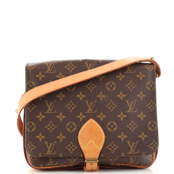 Louis Vuitton Cartouchiere Handbag Monogram Canvas GM