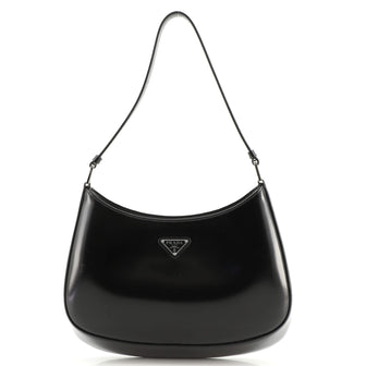 Prada Cleo Shoulder Bag Spazzolato Leather Medium