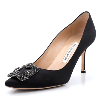 Manolo Blahnik Women's Hangisi Pumps Satin
