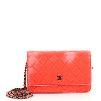 Chanel Wallet on Chain Quilted Velvet
