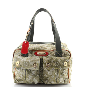 Louis Vuitton Jasmine Handbag Monogramouflage Denim
