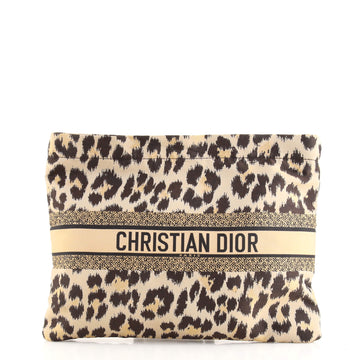 Christian Dior DiorTravel Zipped Pouch Printed Technical Fabric