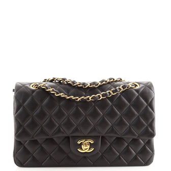 Chanel Classic Double Flap Bag Quilted Lambskin Medium
