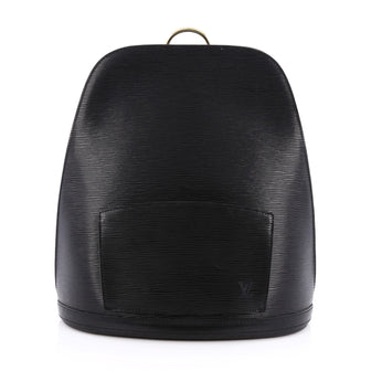 Louis Vuitton Gobelins Handbag Epi Leather Black
