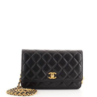 Chanel Pearl Crush Wallet on Chain Quilted Lambskin
