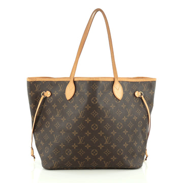 Louis Vuitton Neverfull Tote Monogram Canvas MM Brown