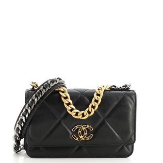 Chanel 19 Wallet on Chain Quilted Goatskin