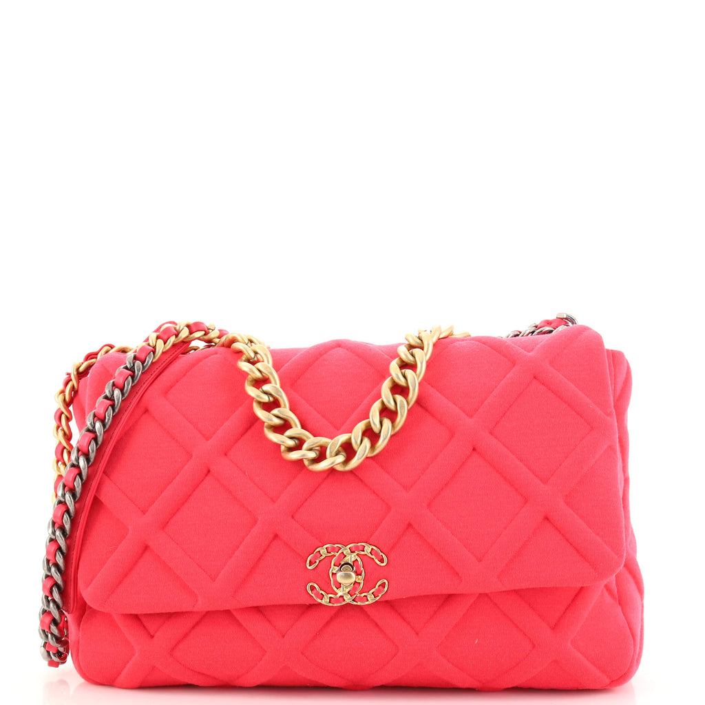 Chanel 19 Pink - 190 For Sale on 1stDibs