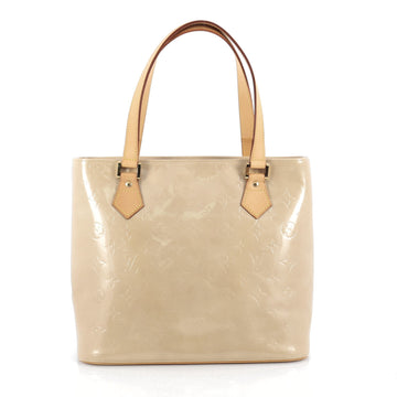 Louis Vuitton Houston Handbag Monogram Vernis Neutral