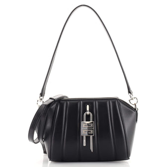 Givenchy Antigona Lock Crossbody Bag Padded Leather XS