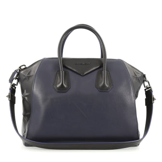 Givenchy Antigona Bag 3D Embossed Leather Medium blue
