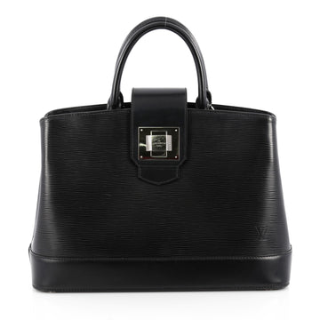 Louis Vuitton Mirabeau Handbag Epi Leather GM Black