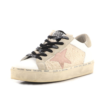 Golden Goose Women's Hi Star Sneakers Leather with Shearling