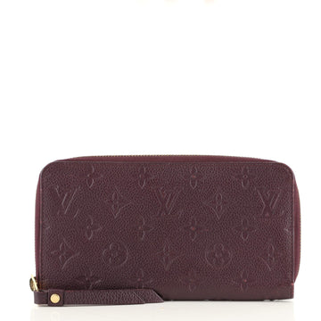 Louis Vuitton Clemence Wallet Monogram Empreinte Leather