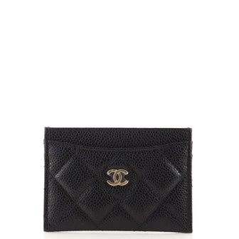 Chanel Classic Card Holder Quilted Caviar