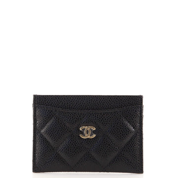 Chanel Classic Card Holder Quilted Caviar