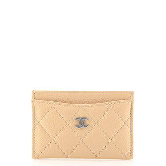 Chanel Classic Card Holder Quilted Caviar