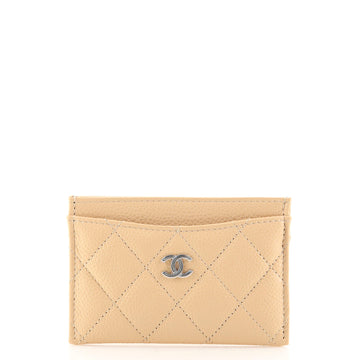 Chanel Classic Card Holder Quilted Caviar